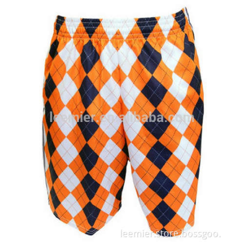 Custom Sublimation Argyle Lacrosse Shorts Lax Uniforms